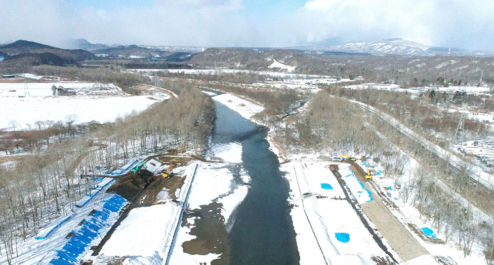 白老川改修工事2工区(補正繰越)外